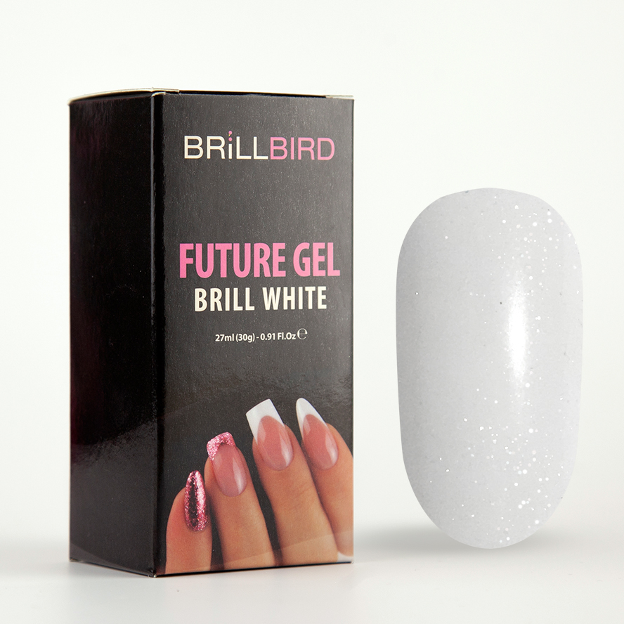 BrillBird - Future Gel Brill White /Polygel Akril Zselé/ 30g