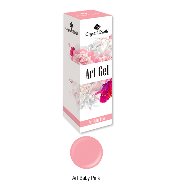 Crystal Nails - Art Gel festőzselé - Art Baby Pink (5ml)