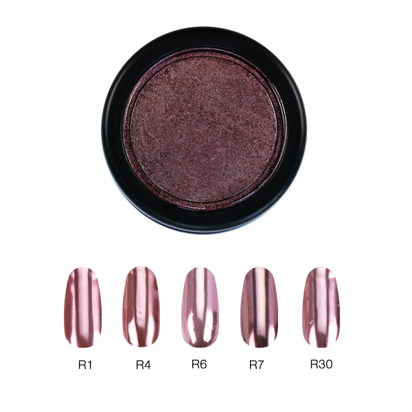 Crystal Nails - ChroMirror króm pigmentpor – Pink