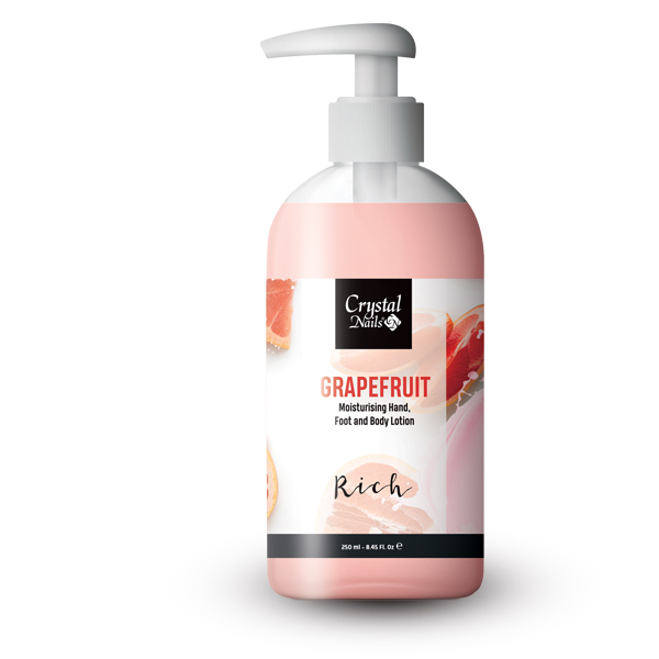 Crystal Spa - Moisturising Hand, Foot and Body Lotion - Grapefruit Lotion - Rich 250ml - Limitált!