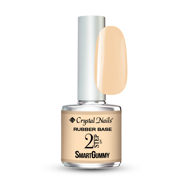Crystal Nails - 2S SmartGummy Rubber base gel - Nr11 Tender Peach 8ml