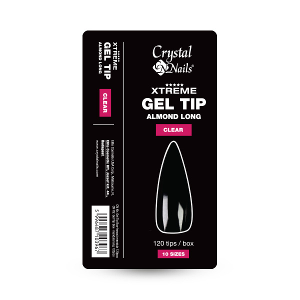 Crystal Nails - Xtreme Gel Tip Box - hosszú mandula