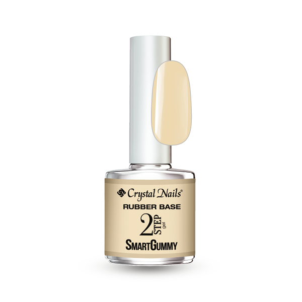 Crystal Nails - 2S SmartGummy Rubber base gel - Nr57 Milky Ecru 8ml
