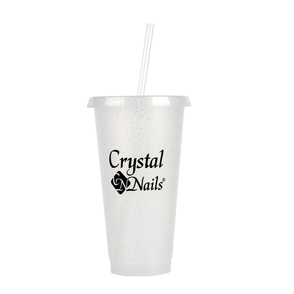 Crystal Nails - CN pohár fekete felirattal
