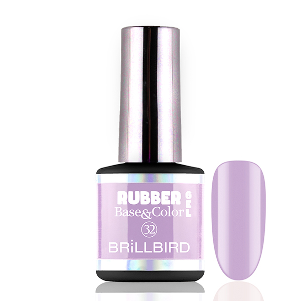 BrillBird - Rubber Gel Base&Color - 32 - 8ml