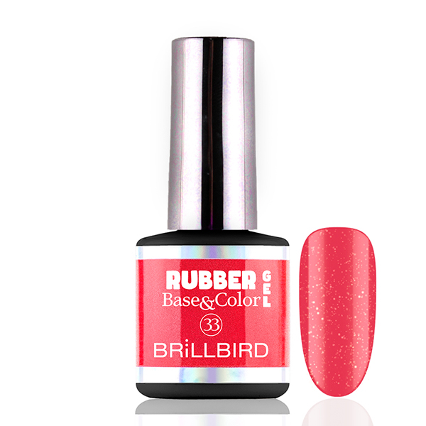 BrillBird - Rubber Gel Base&Color - 33 - 8ml