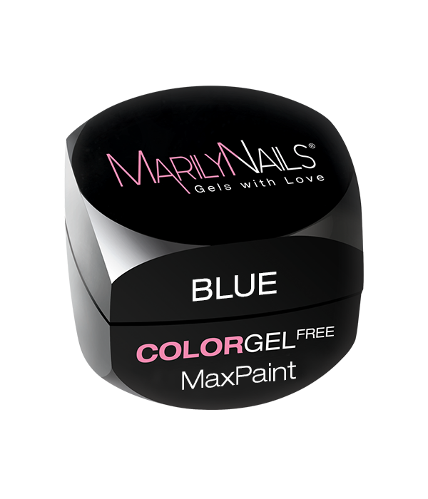 MarilyNails - MaxPaint Color gel Free - Blue - 3ml