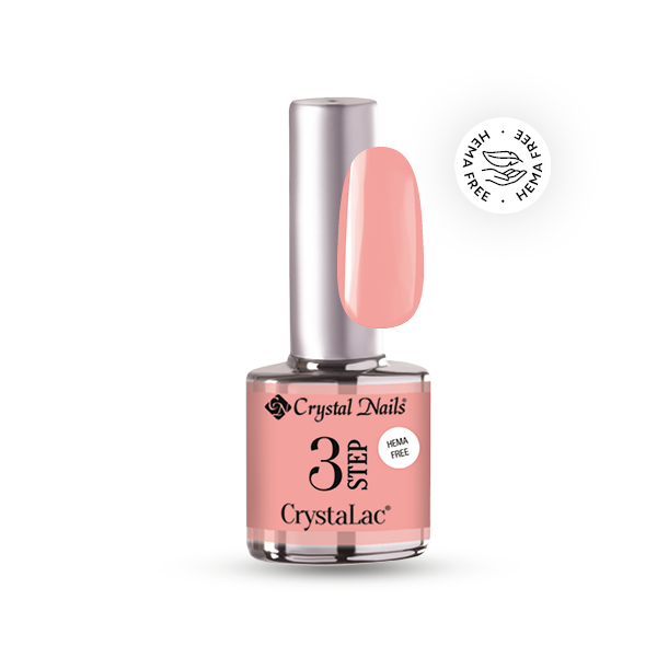 Crystal Nails - 3 STEP HEMA Free CrystaLac - HF04 (8ml) - Coral